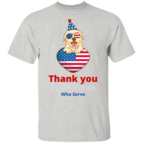 Thank You To All Those Who Served Youth T-Shirt