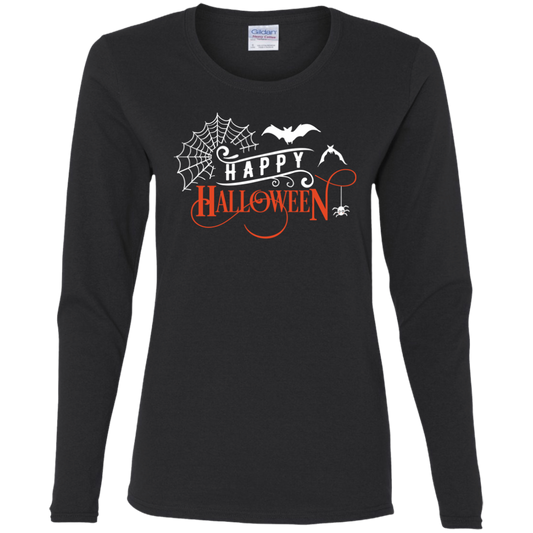 Happy Halloween Ladies' Long Sleeve T-Shirt