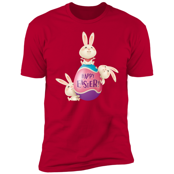 Happy Easter Egg and Rabbits T-Shirt