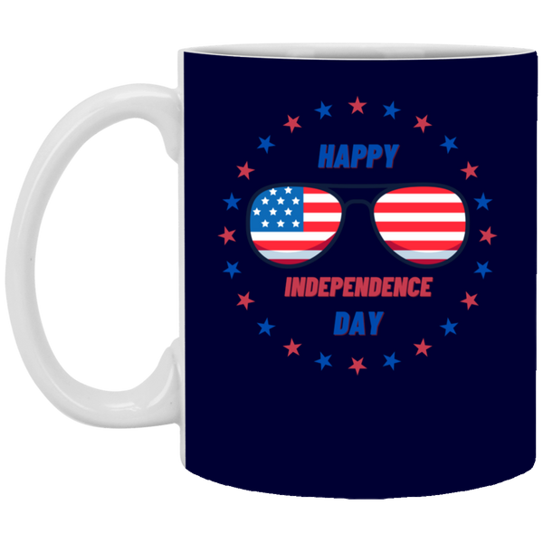 Happy Independence Day Sunglasses Mug