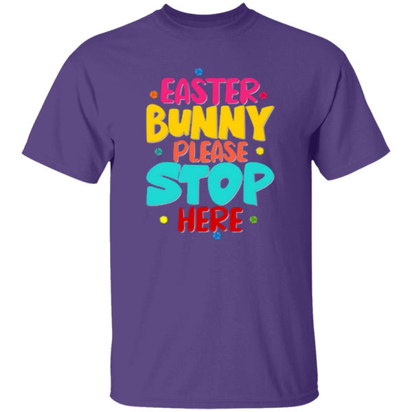 Easter Bunny Please Stop Here T-Shirt