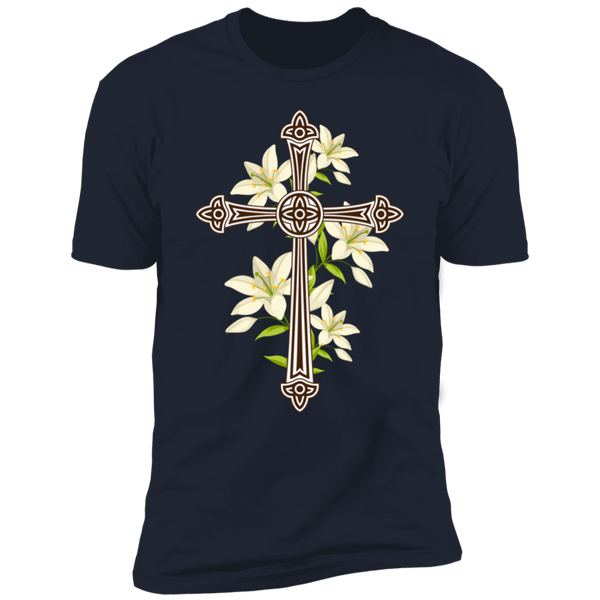 Flowery Cross T-Shirt