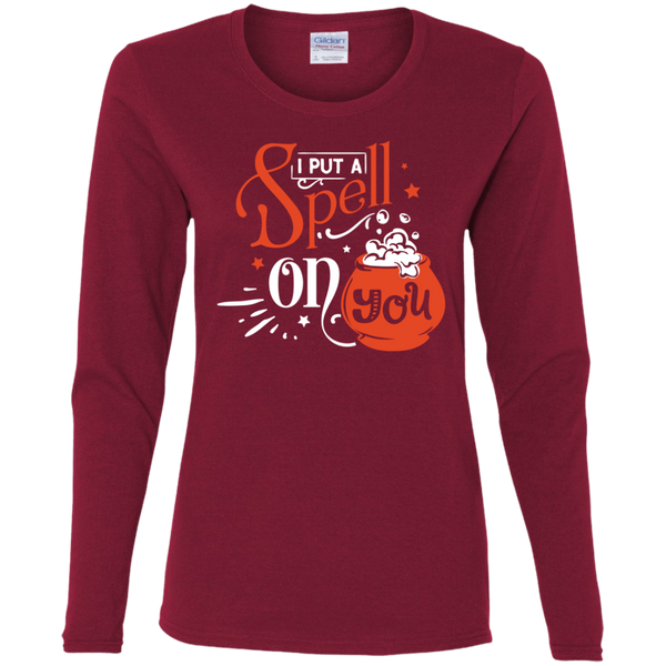 I Put A Spell On You Ladies' Long Sleeve T-Shirt