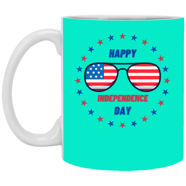 Happy Independence Day Sunglasses Mug