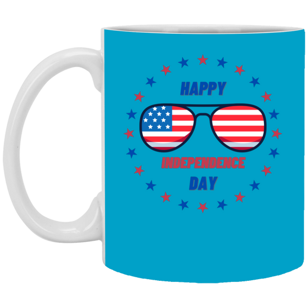 Happy Independence Day Sunglasses Mug