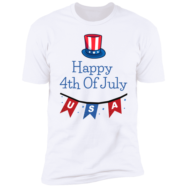 Happy 4th Of July - USA Short Sleeve T-Shirt