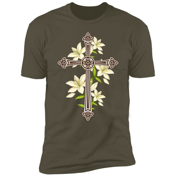 Flowery Cross T-Shirt