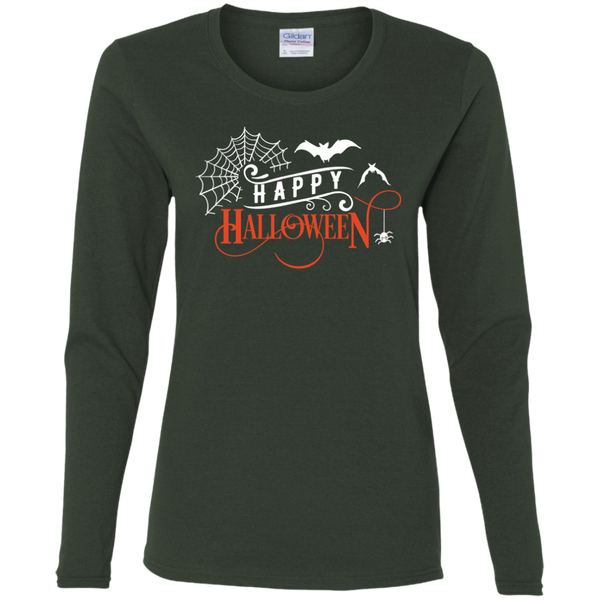 Happy Halloween Ladies' Long Sleeve T-Shirt