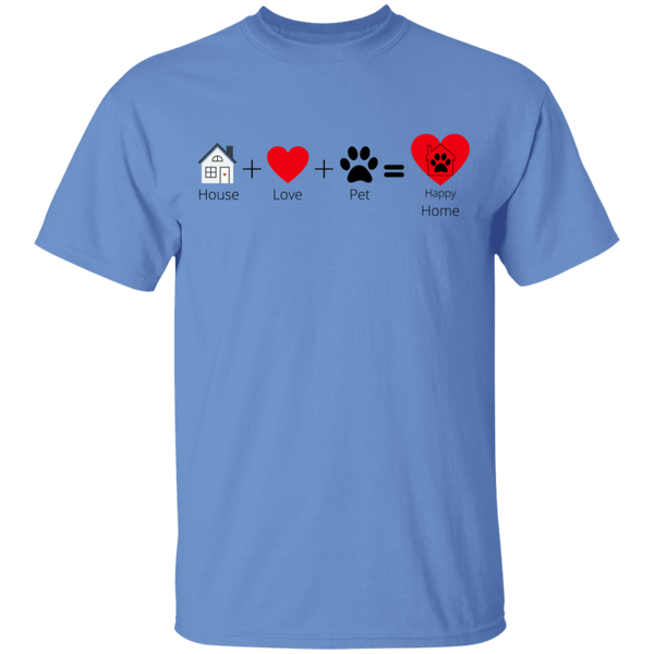 House +Love+ Pet = Happy Home Youth T-Shirt