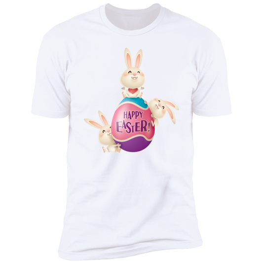 Happy Easter Egg and Rabbits T-Shirt