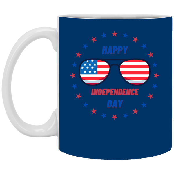 Happy Independence Day Sunglasses Mug