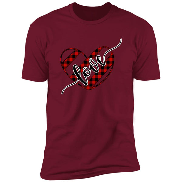 Plade Stripe Heart & Love T-Shirt