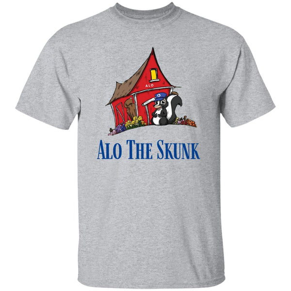 Alo The Skunk T-shirt - Front Alo The Skunk T-Shirt