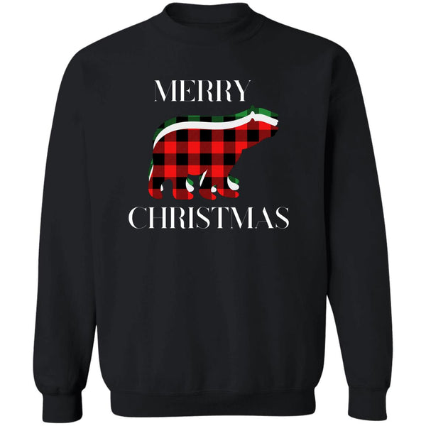 Multi Plade Polar Bears Merry Christmas Sweatshirt