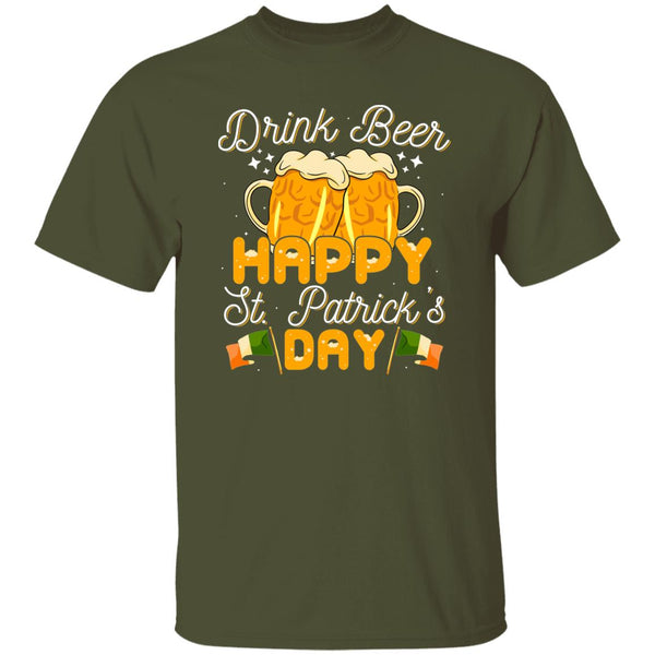 Drink Beer Happy St. Patrick's Day T-Shirt