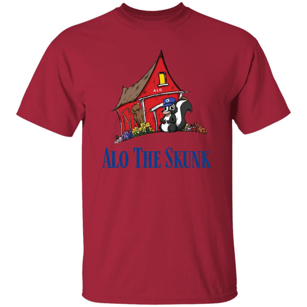Alo The Skunk T-shirt - Front Alo The Skunk T-Shirt