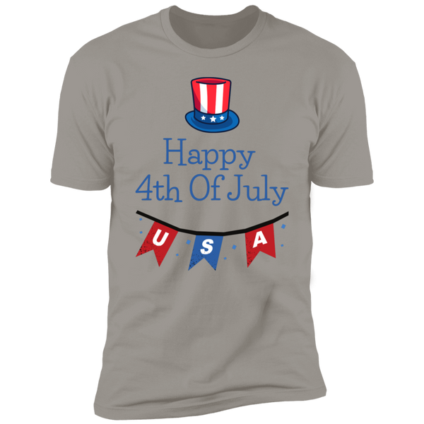 Happy 4th Of July - USA Short Sleeve T-Shirt