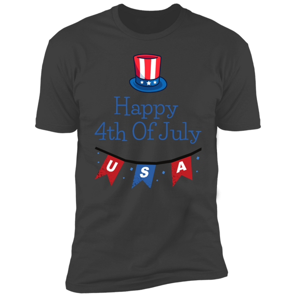 Happy 4th Of July - USA Short Sleeve T-Shirt