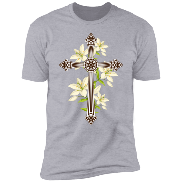 Flowery Cross T-Shirt