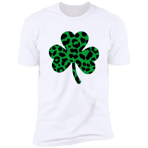 Green Leoprade Shamrock Clover T-Shirt