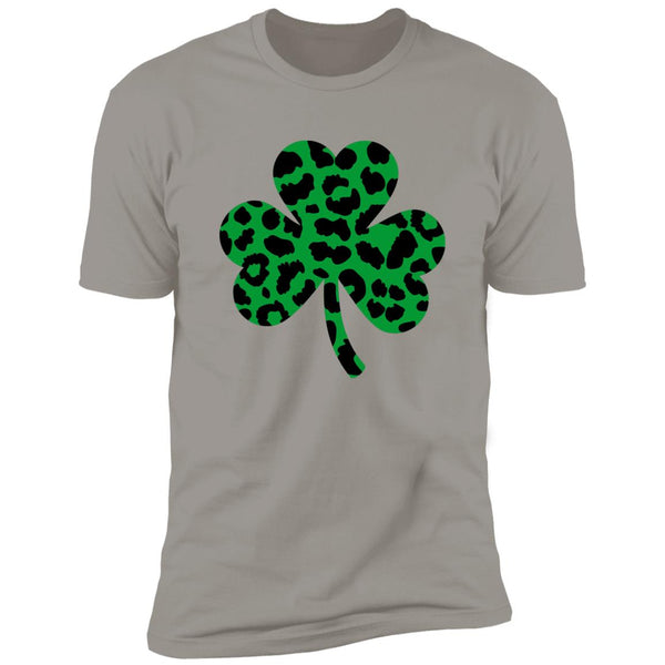 Green Leoprade Shamrock Clover T-Shirt