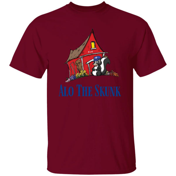 Alo The Skunk T-shirt - Front Alo The Skunk T-Shirt