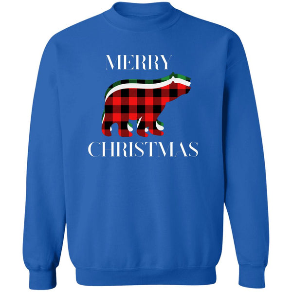 Multi Plade Polar Bears Merry Christmas Sweatshirt