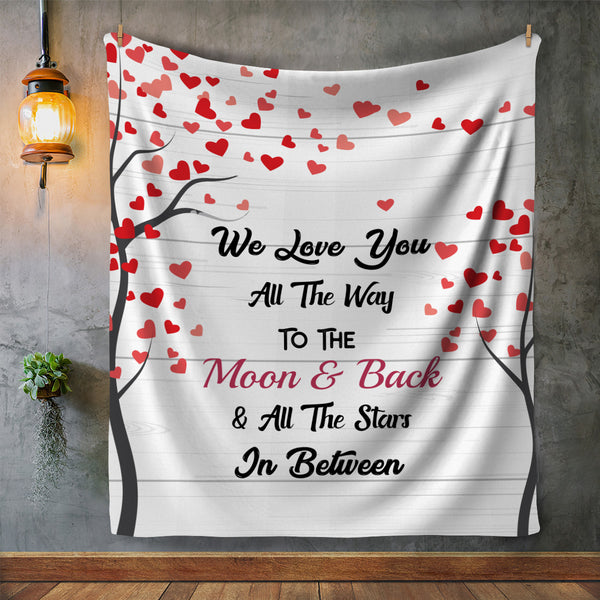 To The World's Best Mom Ever Fleece Blanket