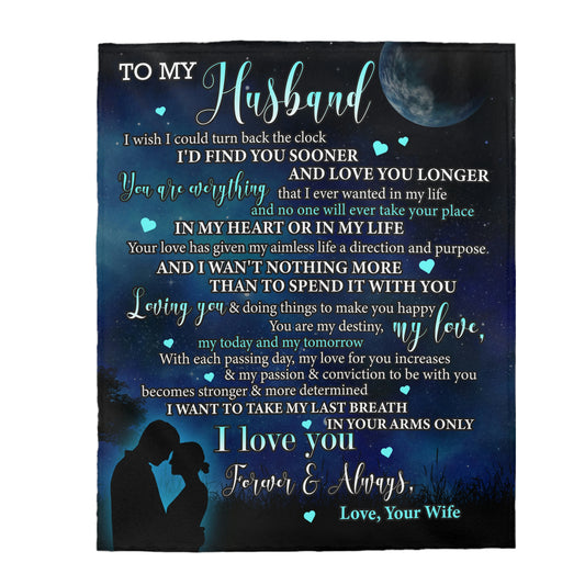 To My Husband Blanket