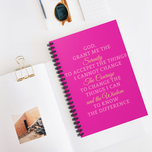 Serenity Prayer Notebook