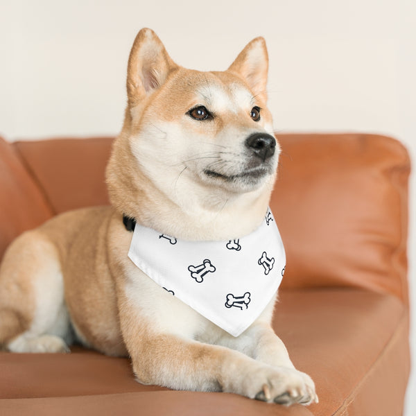 Dog Bone Bandana Collar