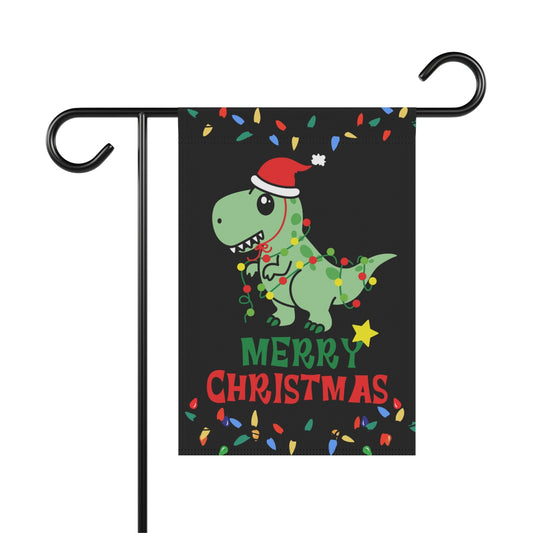 Merry Christmas T-Rex Banner