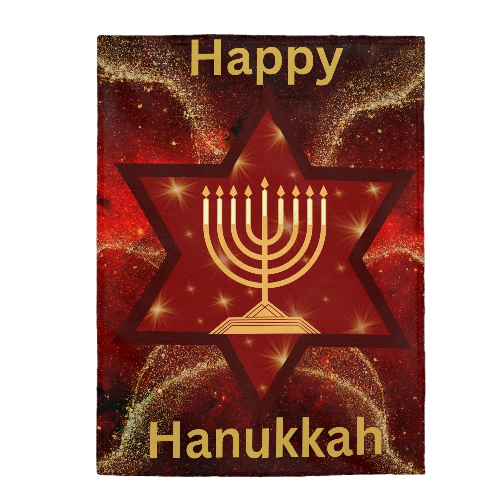 Happy Hanukkah Blanket