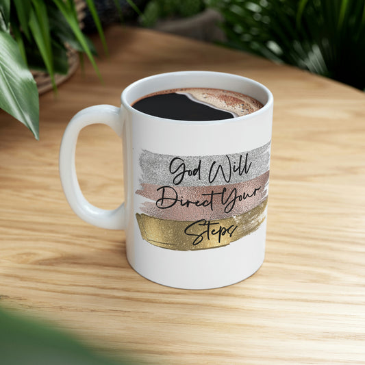 God Will Direct Your Steps Mug