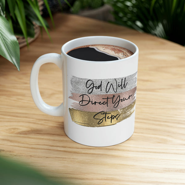 God Will Direct Your Steps Mug