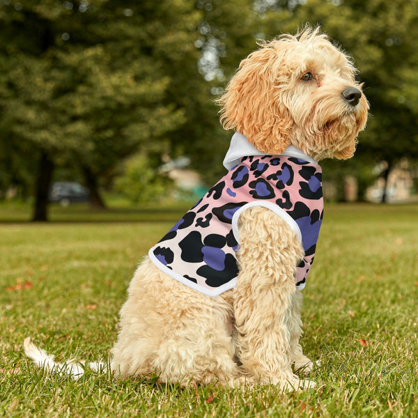 Rainbow Leppard Print Dog Hoodie