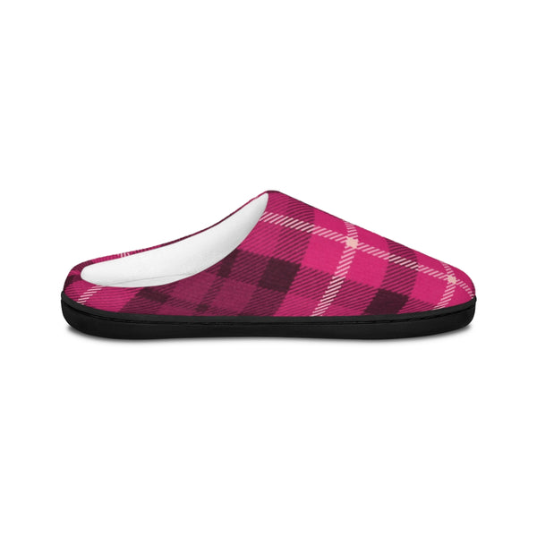 Pink Plade Women's Slippers