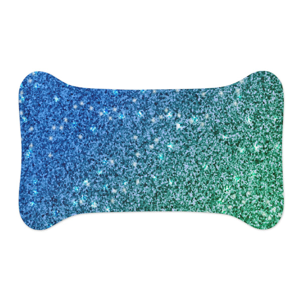 Blue And Green Cat Feeding Mat