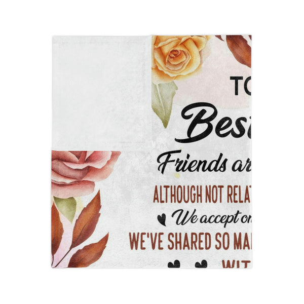 To My Best Friend Blanket