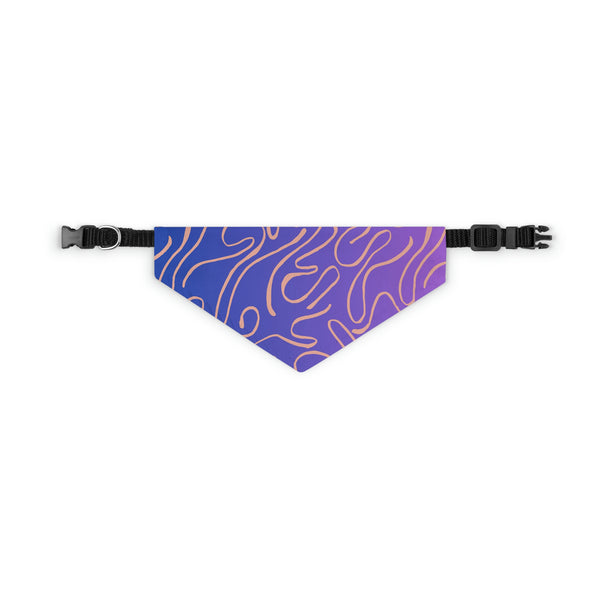 Pretty In Purple Dog Bandana Collar