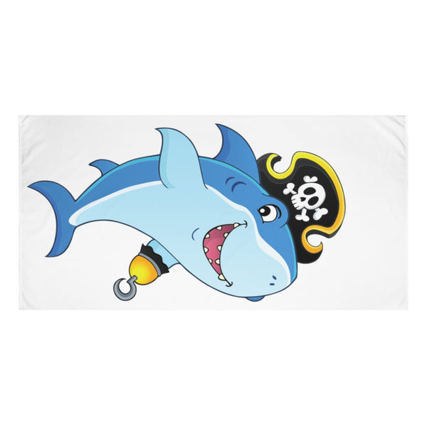 Pirate Shark Beach Towel