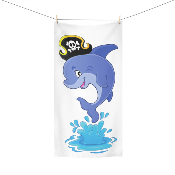 Pirate Dolphin Beach Towel