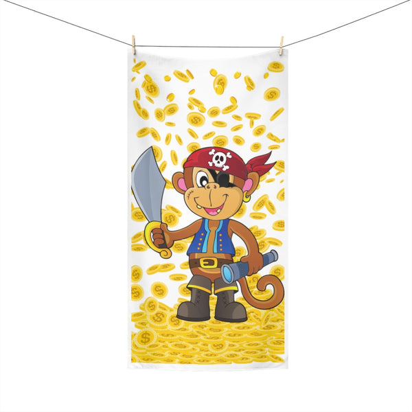 Monkey Struck Gold Beach Towel