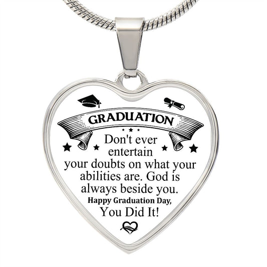 Graduation | You Did It | Heart - Luxury Necklace