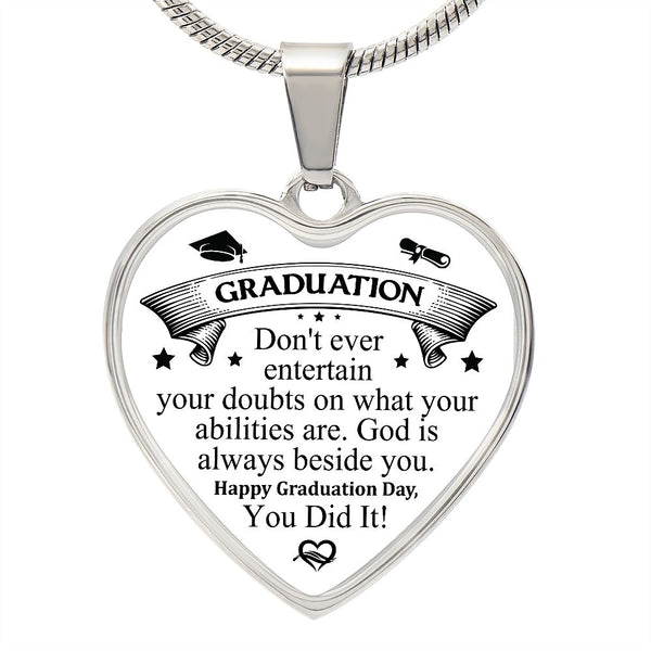 Graduation | You Did It | Heart - Luxury Necklace