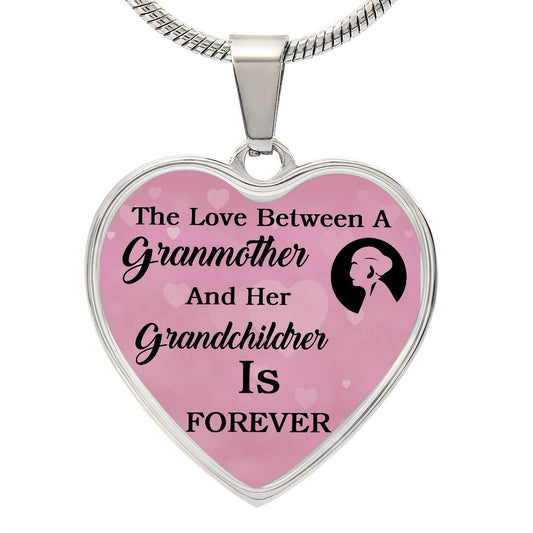 From A Grandmother To Her Granddaughter | Heart - Luxury Necklace