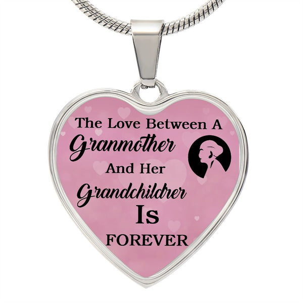 From A Grandmother To Her Granddaughter | Heart - Luxury Necklace