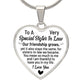 To A Very Special Sister-In-Law | I Love You | Heart - Luxury Necklace