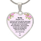 To Heart My Daughter-In-Law | Love Your Mother-In-Law | Heart - Luxury Necklace