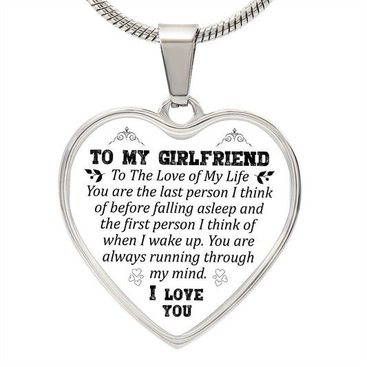 To My Girlfriend | I Love You | Heart - Luxury Necklace